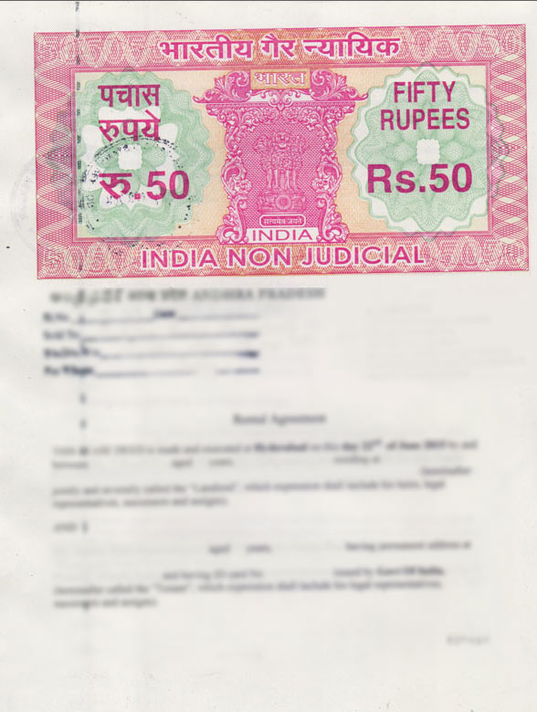 Hyderabad stamp paper online